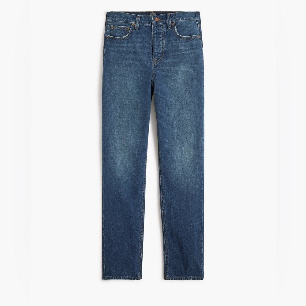 J. Crew premium edition dark wash high rise straight jeans sz 27